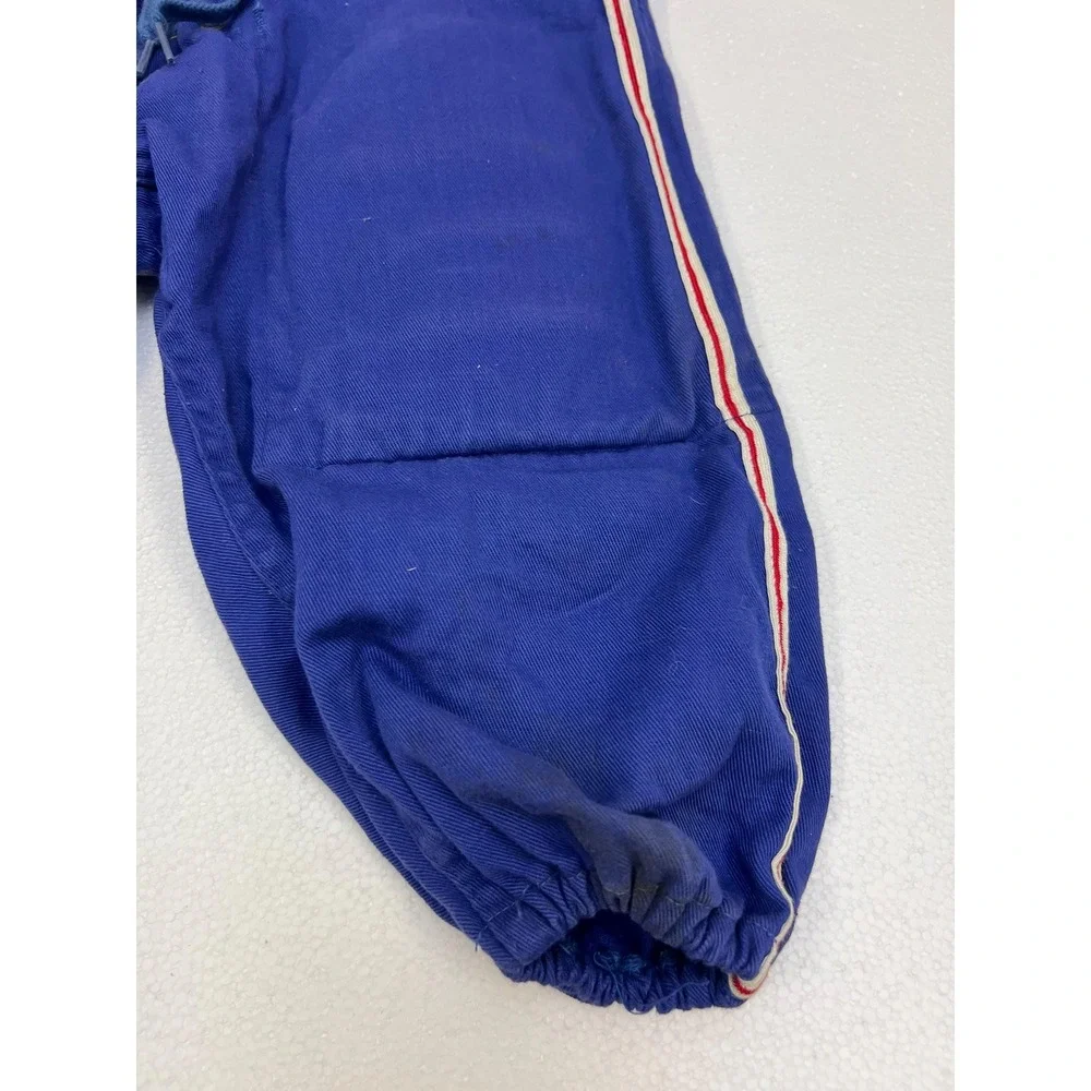 Vintage Football Pants PADDED Blue Striped pee wee child sports wall art decor